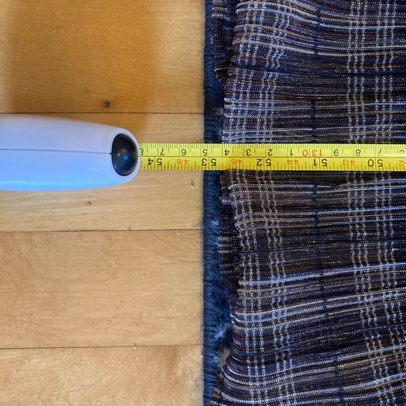 Knox Rose Women's Sz M Shimmery Black Gold Long Sleeve Maxi Dress Holiday Party - Picture 13 of 15